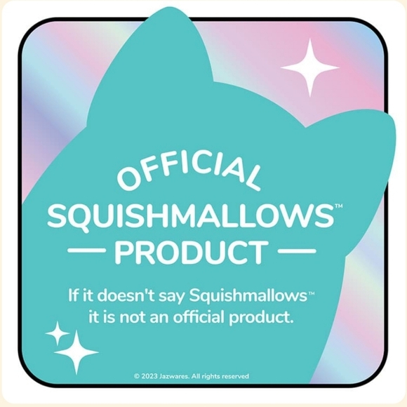 Squishmallows Official Product Sign Rell New - Picture 2 of 5